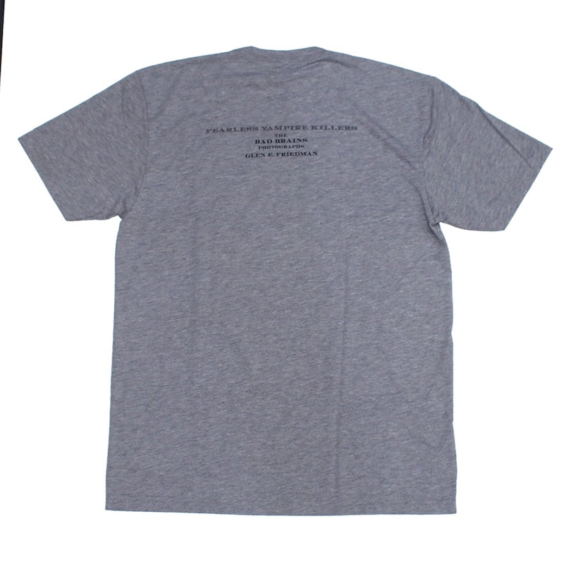 OBEY　Tシャツ　"GLEN X BAD BRAINS FEARLESS VAMPIRES TEE"　(Heather Gray)