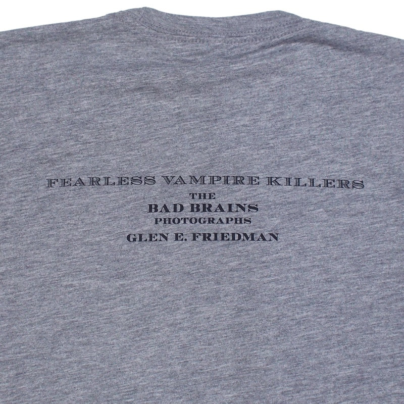 OBEY　Tシャツ　"GLEN X BAD BRAINS FEARLESS VAMPIRES TEE"　(Heather Gray)