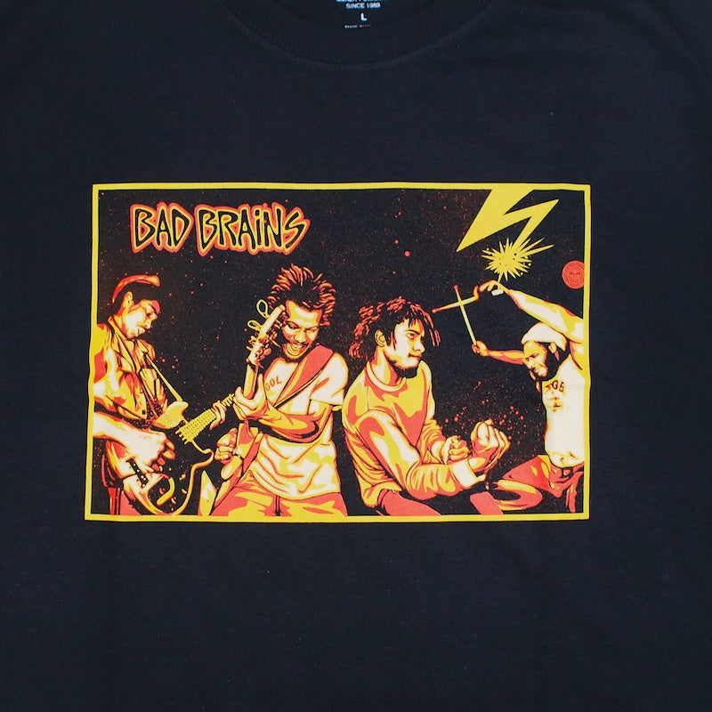 OBEY　Tシャツ　"GLEN X BAD BRAINS FEARLESS VAMPIRES TEE"　(Black)