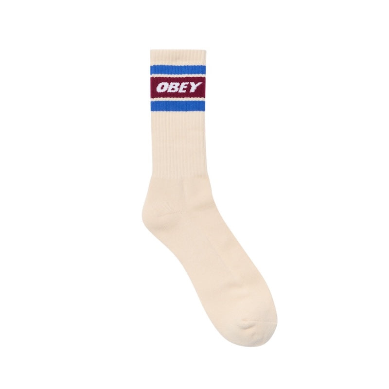 OBEY　ソックス　"COOPER Ⅱ SOCKS"　(Unbleached / Rhubarb)