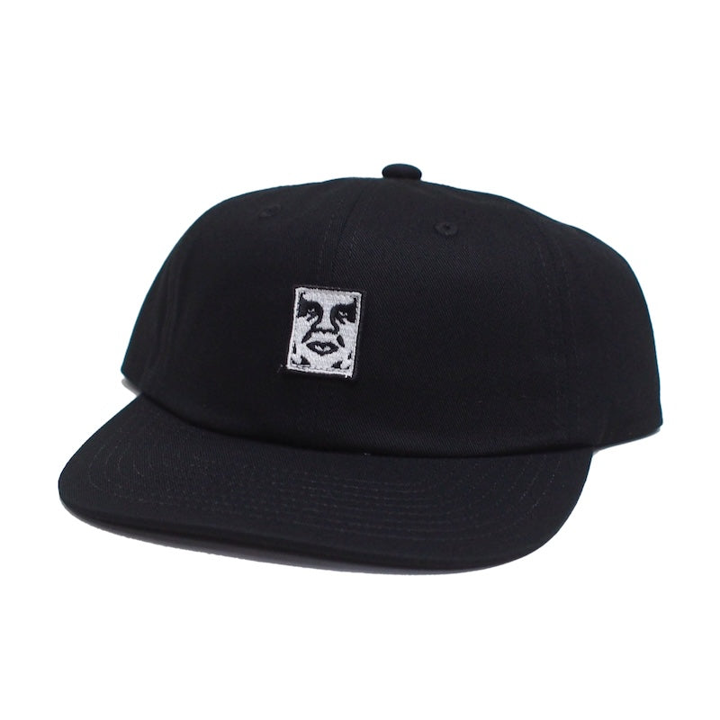 OBEY　キャップ　"ICON PATCH PANEL STRAPBACK CAP"　(Black)