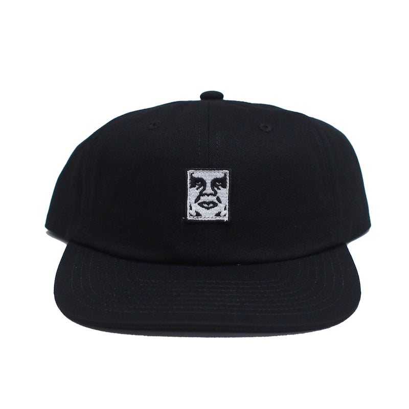 OBEY　キャップ　"ICON PATCH PANEL STRAPBACK CAP"　(Black)