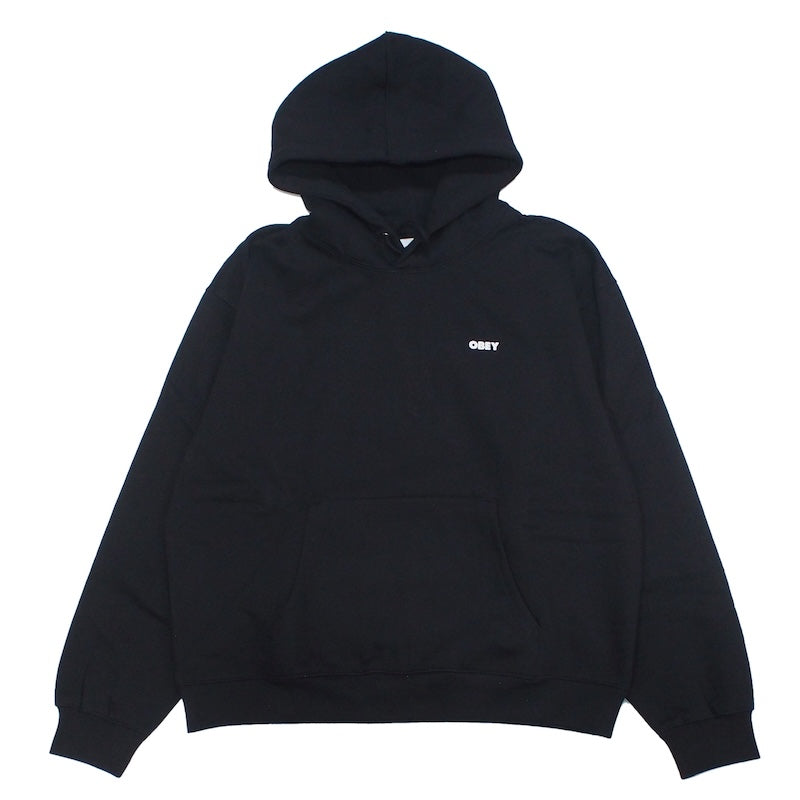 OBEY　パーカー　"QUARTER ICON PREMIUM PULLOVER HOODIE"　(Black)
