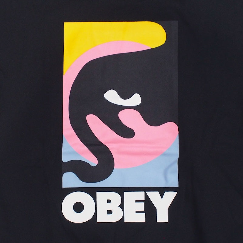 OBEY　パーカー　"QUARTER ICON PREMIUM PULLOVER HOODIE"　(Black)