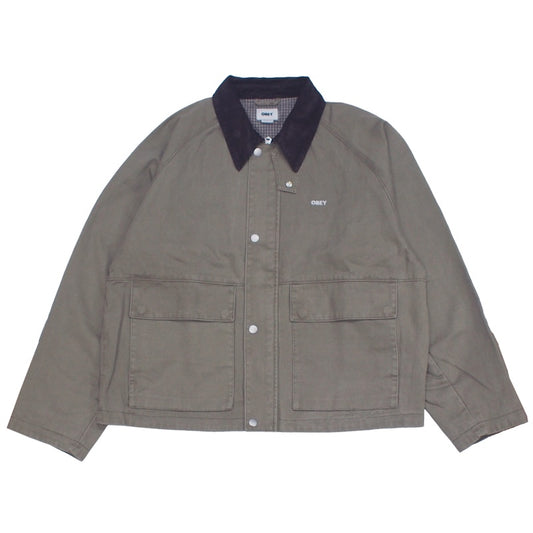 OBEY　ジャケット　"OBEY CADEN WORK JACKET"　(Mermaid Faded Wash)