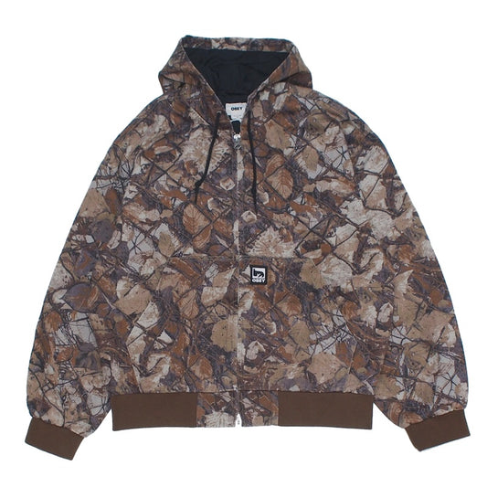 OBEY　ジャケット　"OBEY GLEN ZIP UP JACKET"　(Fence Camo Multi)