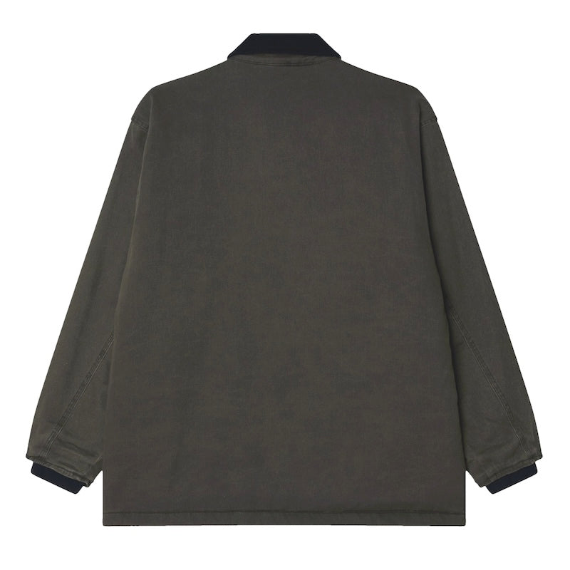 OBEY　ジャケット　"OBEY NORTON BARN COAT"　(Black Olive Faded Wash)