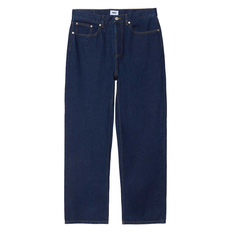 OBEY　デニムパンツ　"CLASSIC BAGGY DENIM"　(Rinse Indigo)