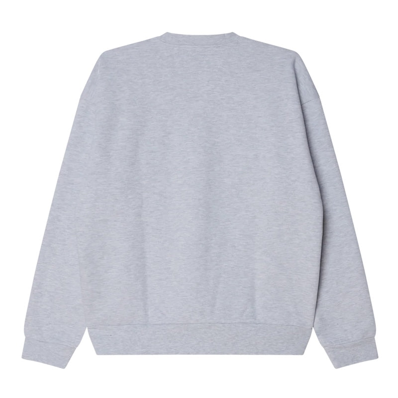 OBEY　クルースウェット　"TENOR EXTRA HEAVY CREWNECK SWEAT"　(Ash Gray)