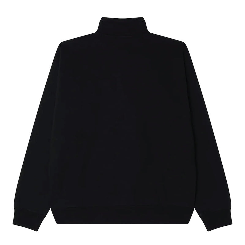 OBEY　ハーフジップスウェット　"ESTABLISHED WORKS BOLD MOCKNECK SWEAT"　(Black)