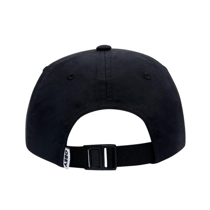 OBEY キャップ EFFECT NYLON 6 PANEL STRAPBACK CAP ブラック 商品画像 背面