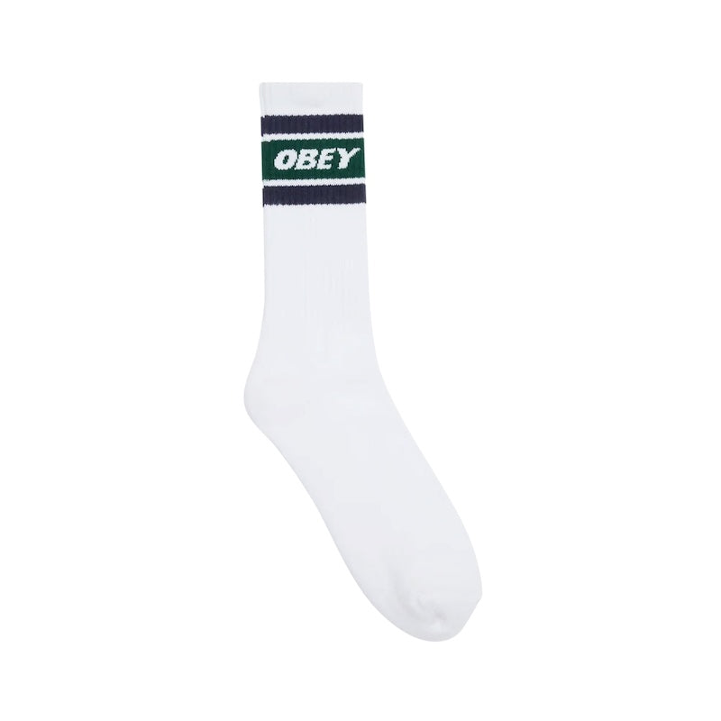 OBEY ソックス COOPER Ⅱ SOCKS  (White / Eden Green) 商品画像