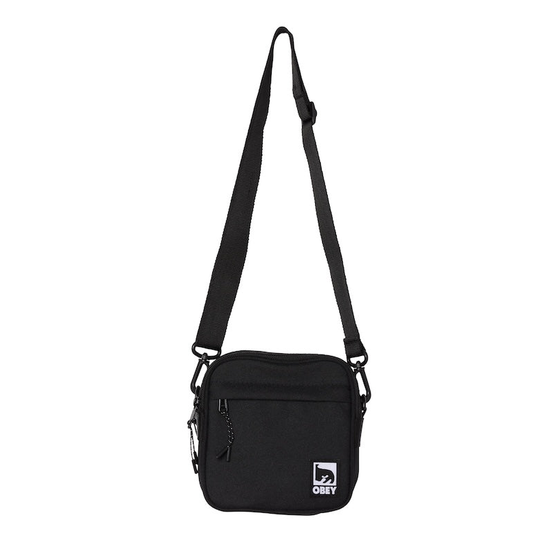 OBEY ミニショルダーバッグ HALF EYE CROSSBODY BAG ブラック 商品画像 正面