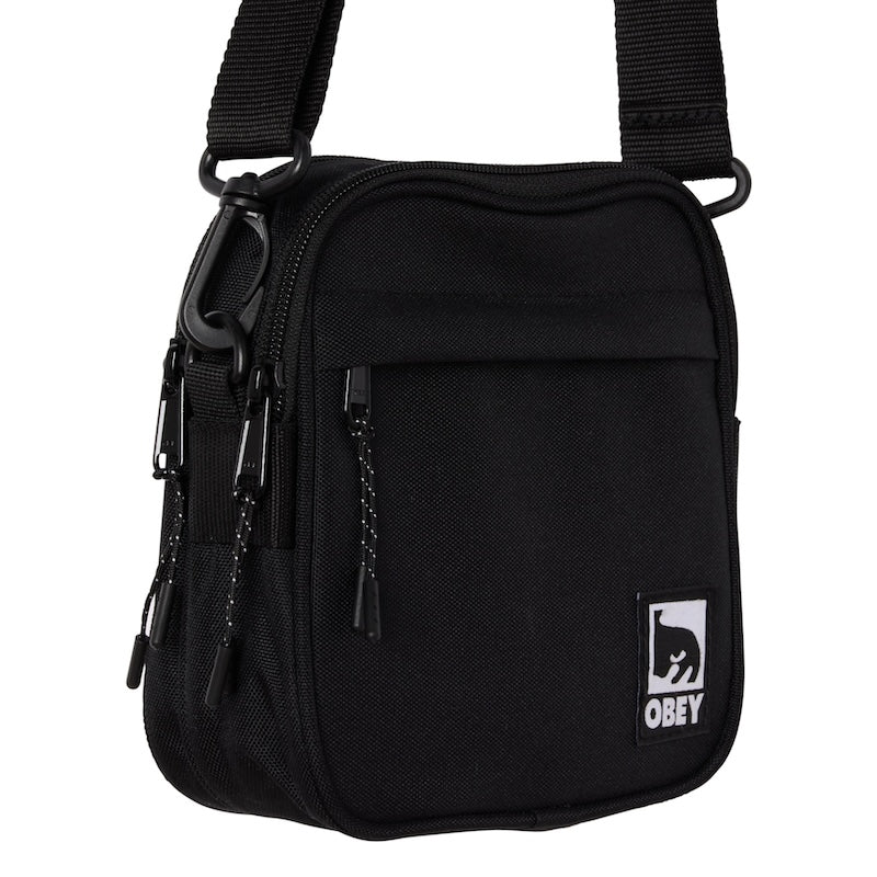 OBEY ミニショルダーバッグ HALF EYE CROSSBODY BAG ブラック 商品画像 クローズアップ