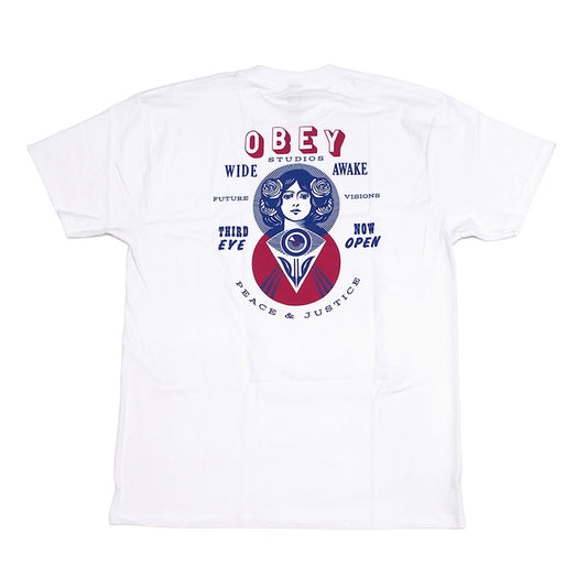 OBEY Tシャツ MAKE ART THIRD EYE CLASSIC T-SHIRT ホワイト 商品画像 背面