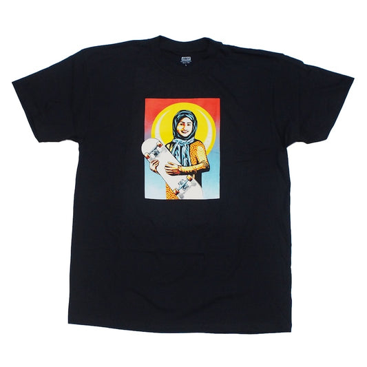 OBEY Tシャツ SKATEISTAN / CLASSIC T-SHIRT ブラック 商品画像 正面
