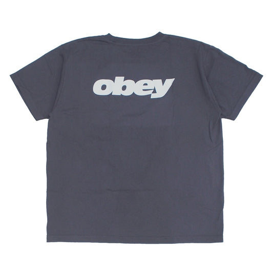 OBEY Tシャツ BOUNCE PIGMENT T-SHIRT ブラック 商品画像 背面