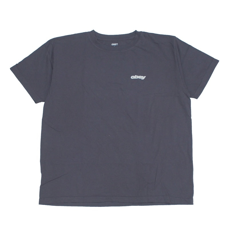 OBEY Tシャツ BOUNCE PIGMENT T-SHIRT ブラック 商品画像 正面