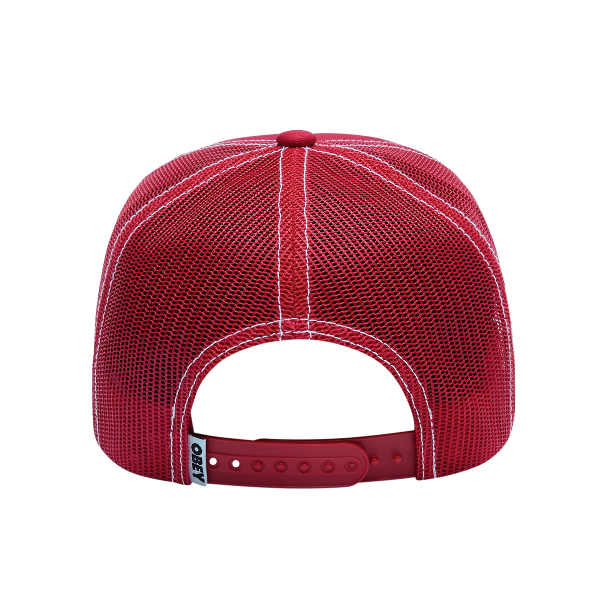 OBEY キャップ OBEY FORM TRUCKER CAP レッド 商品画像 背面