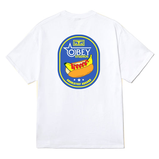 OBEY Tシャツ ABSOLUTELY ABSURD CLASSIC T-SHIRT ホワイト 商品画像 背面
