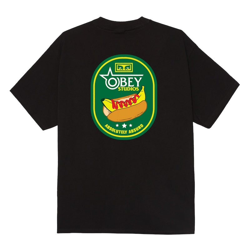 OBEY Tシャツ ABSOLUTELY ABSURD CLASSIC T-SHIRT ブラック 商品画像 背面