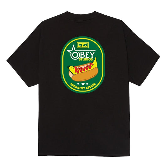 OBEY Tシャツ ABSOLUTELY ABSURD CLASSIC T-SHIRT ブラック 商品画像 背面