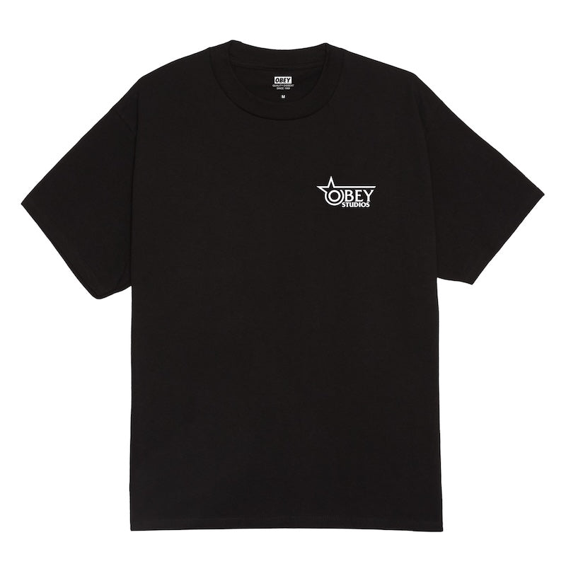 OBEY Tシャツ ABSOLUTELY ABSURD CLASSIC T-SHIRT ブラック 商品画像 正面
