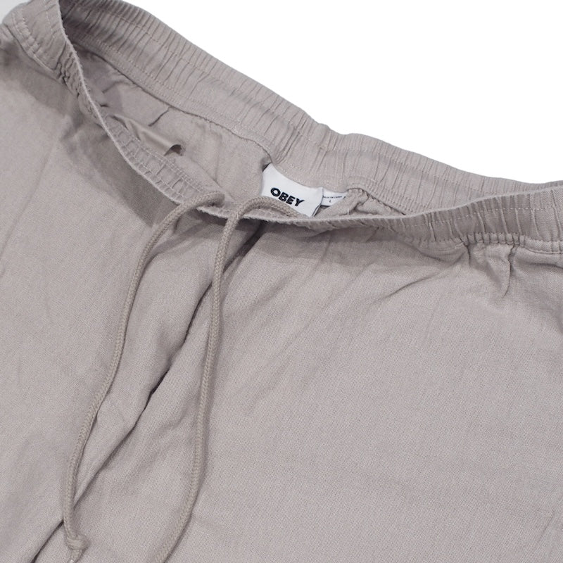 OBEY ショーツ RELAXER SHORT オートミール 商品画像 ウエスト