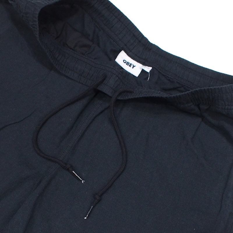 OBEY ショーツ RELAXER SHORT ブラック 商品画像 ウエスト