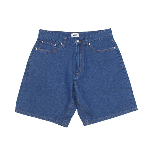 OBEY ショーツ EMERSON DENIM SHORT ストーンウォッシュ 商品画像 正面