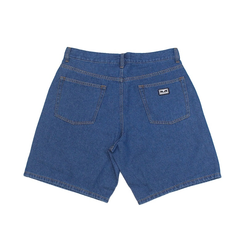 OBEY ショーツ EMERSON DENIM SHORT ストーンウォッシュ 商品画像 背面