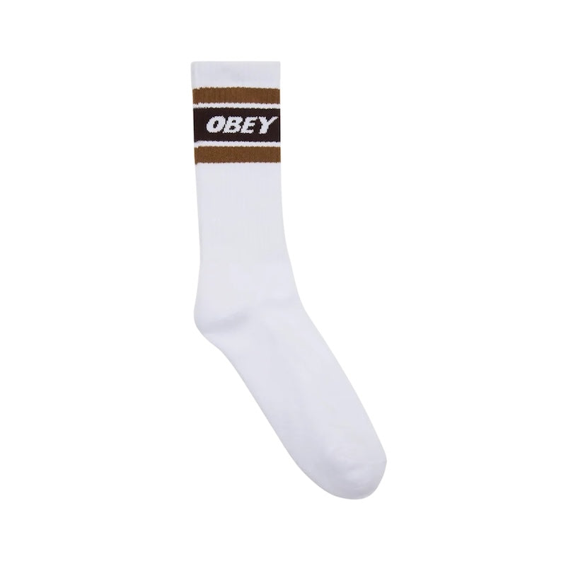 OBEY ソックス COOPER Ⅱ SOCKS  (White / Demitasse) 商品画像