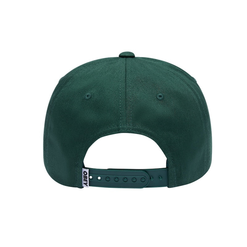 OBEY キャップ DELTA 5 PANEL SNAPBACK CAP グリーン 商品画像 背面
