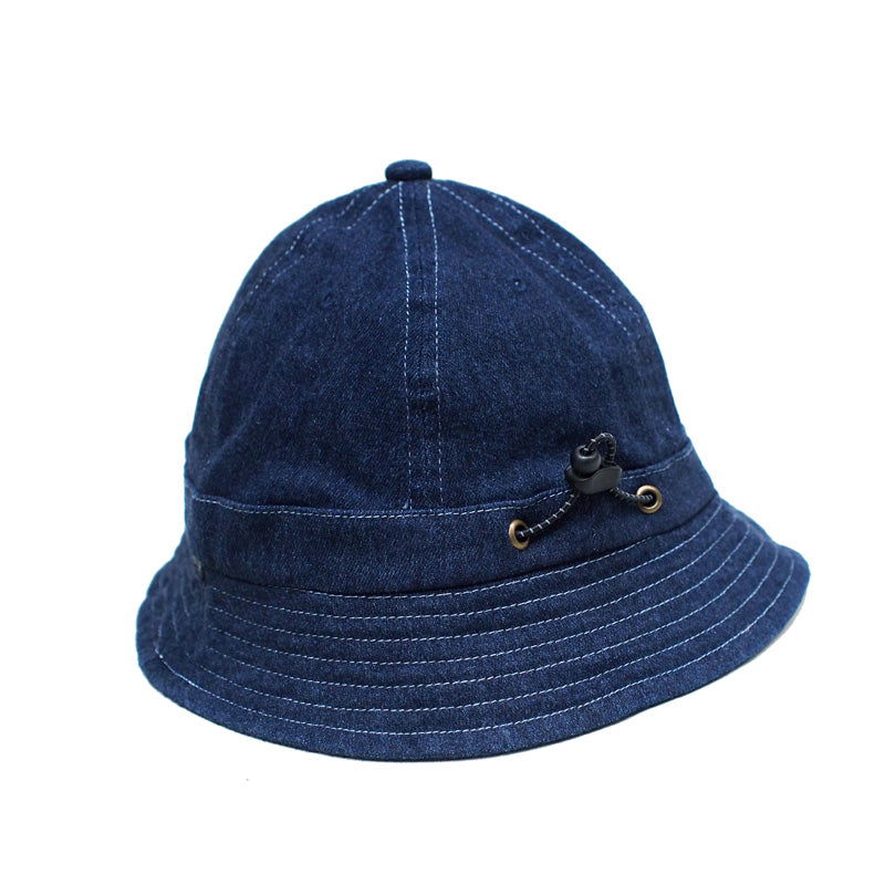 POLeR　ハット　"WASHED BELL HAT"　(Blue Denim)