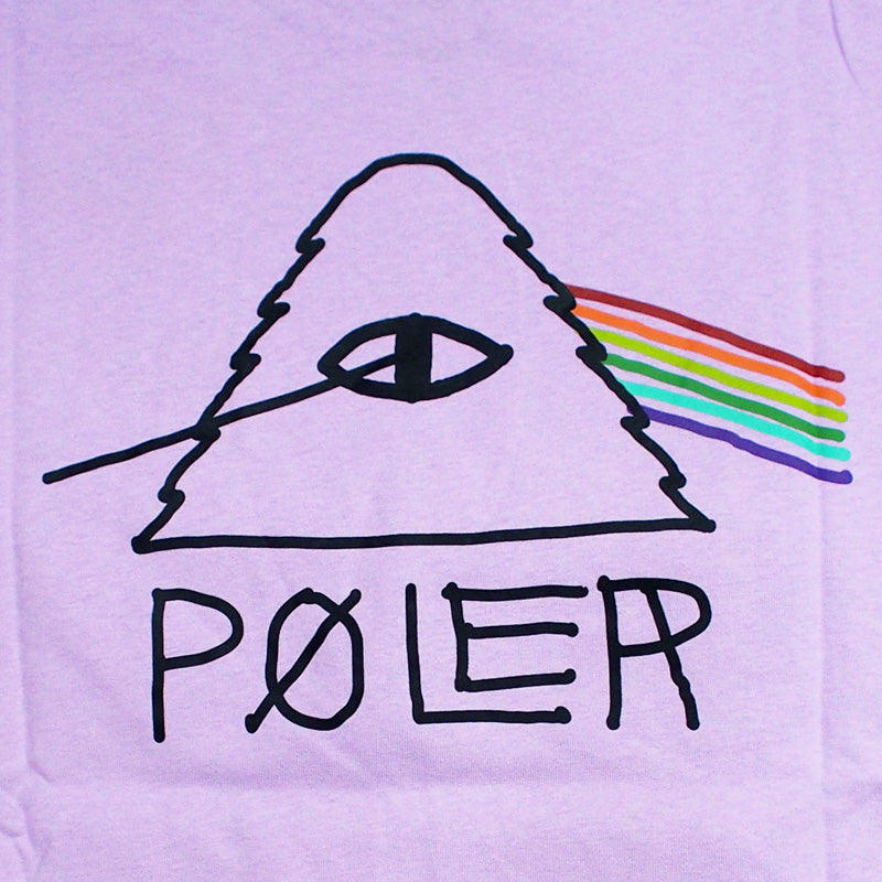 POLeR　Tシャツ　“PSYCHEDELIC RELAX FIT TEE"　(Lilac)