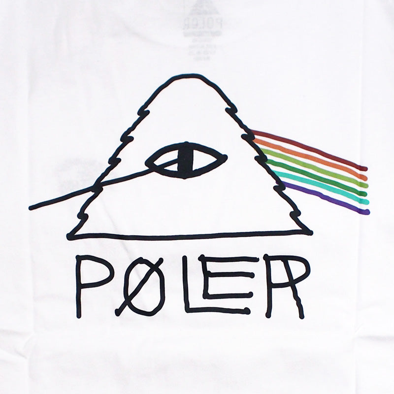 POLeR　Tシャツ　“PSYCHEDELIC RELAX FIT TEE"　(White)