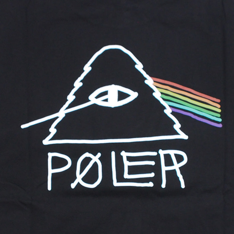 POLeR　Tシャツ　“PSYCHEDELIC RELAX FIT TEE"　(Black)