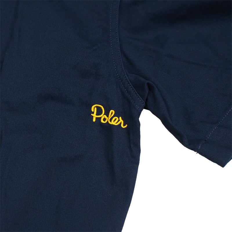 POLeR　S/Sシャツ　"BLAKE S/S BUTTON DOWN SHIRT"　(Navy)