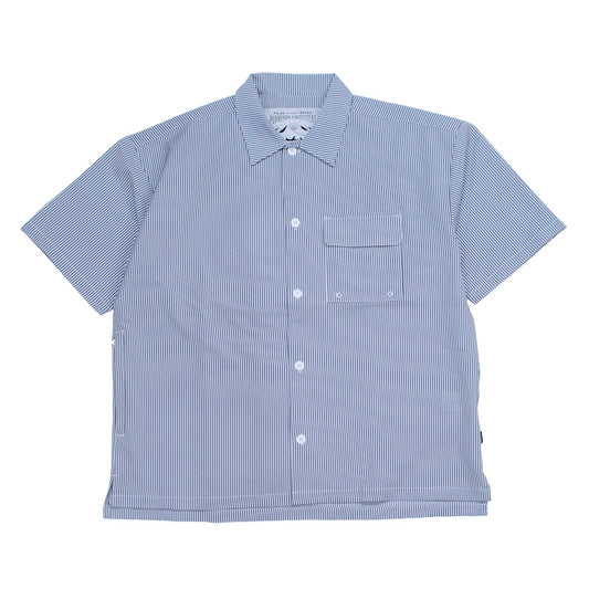POLeR　S/Sシャツ　"SEERSUCKER S/S SHIRT"　(Blue)