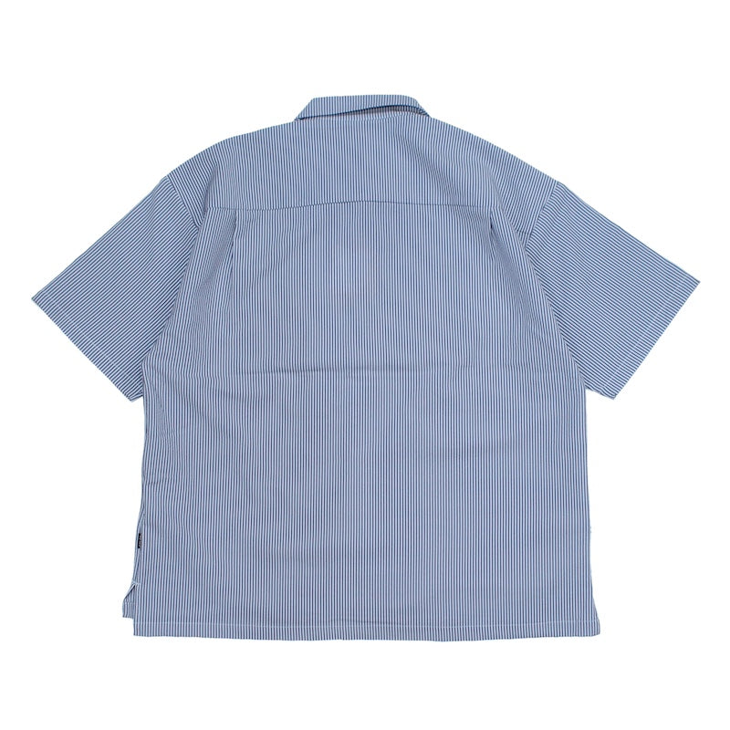 POLeR　S/Sシャツ　"SEERSUCKER S/S SHIRT"　(Blue)