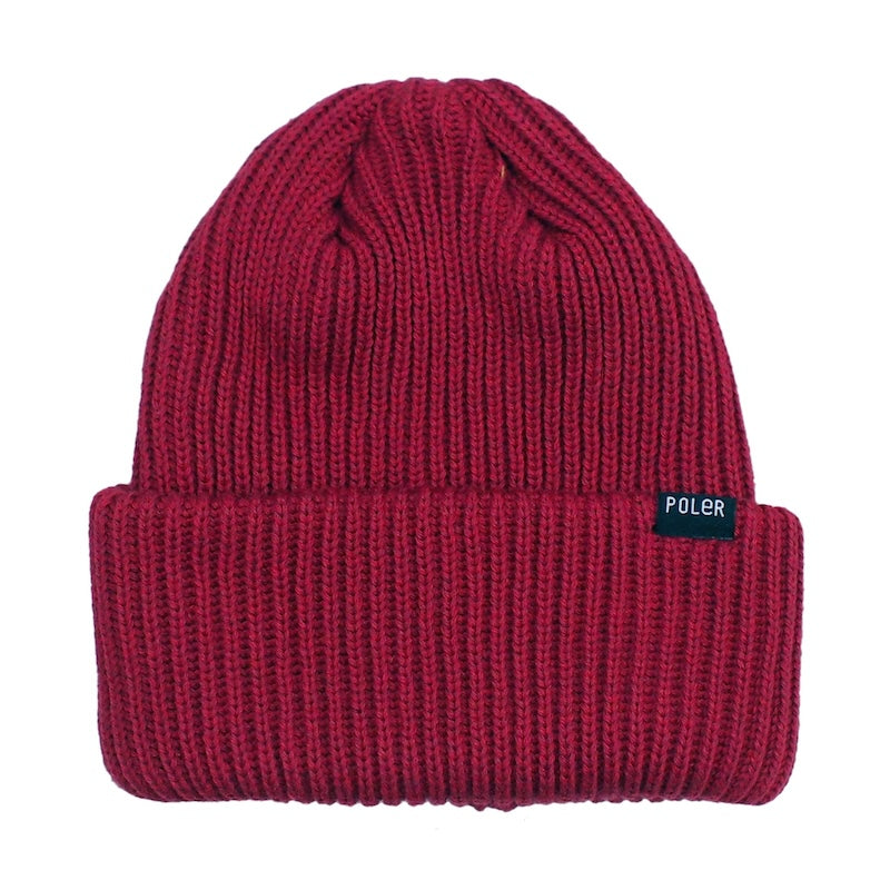 POLeR　ビーニー　"STANDARD BEANIE"　(Red)