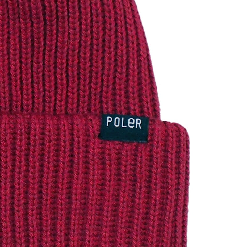 POLeR　ビーニー　"STANDARD BEANIE"　(Red)