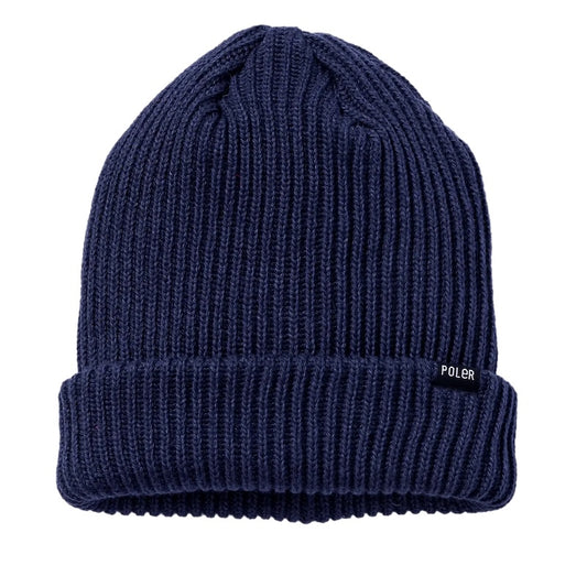 POLeR　ビーニー　"STANDARD BEANIE"　(Navy)