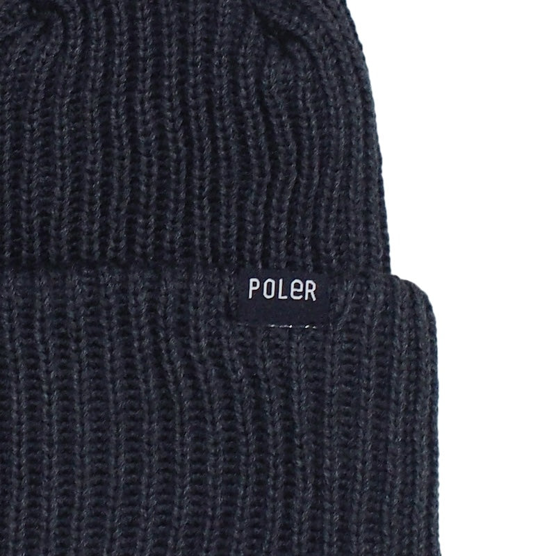 POLeR　ビーニー　"STANDARD BEANIE"　(Black)