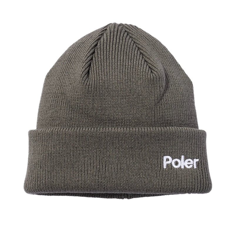 POLeR　ビーニー　"SHALLOW BEANIE"　(Olive)