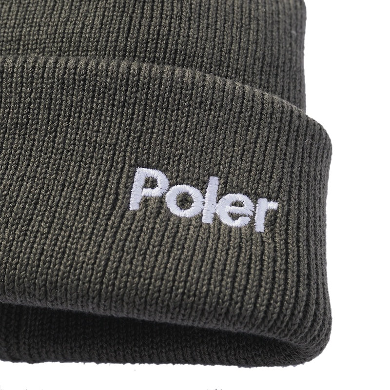 POLeR　ビーニー　"SHALLOW BEANIE"　(Olive)