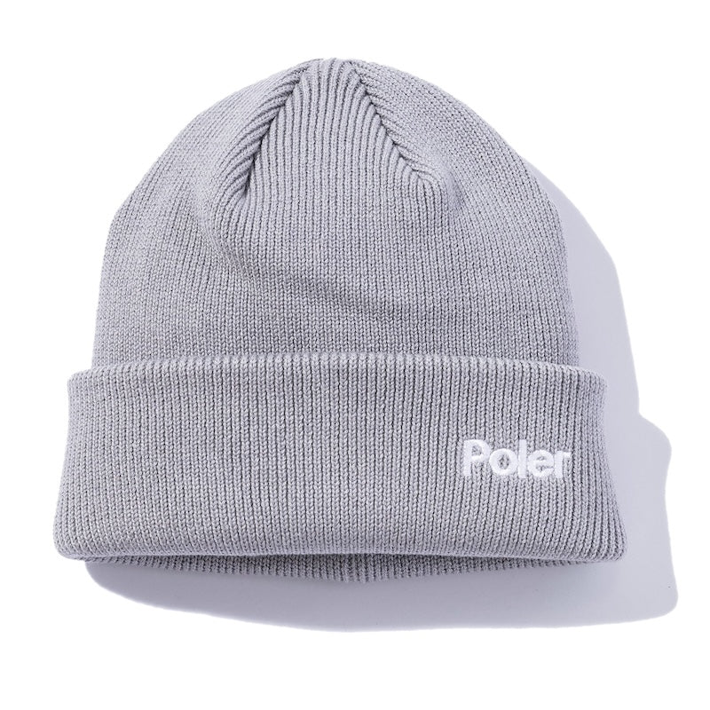 POLeR　ビーニー　"SHALLOW BEANIE"　(Gray)