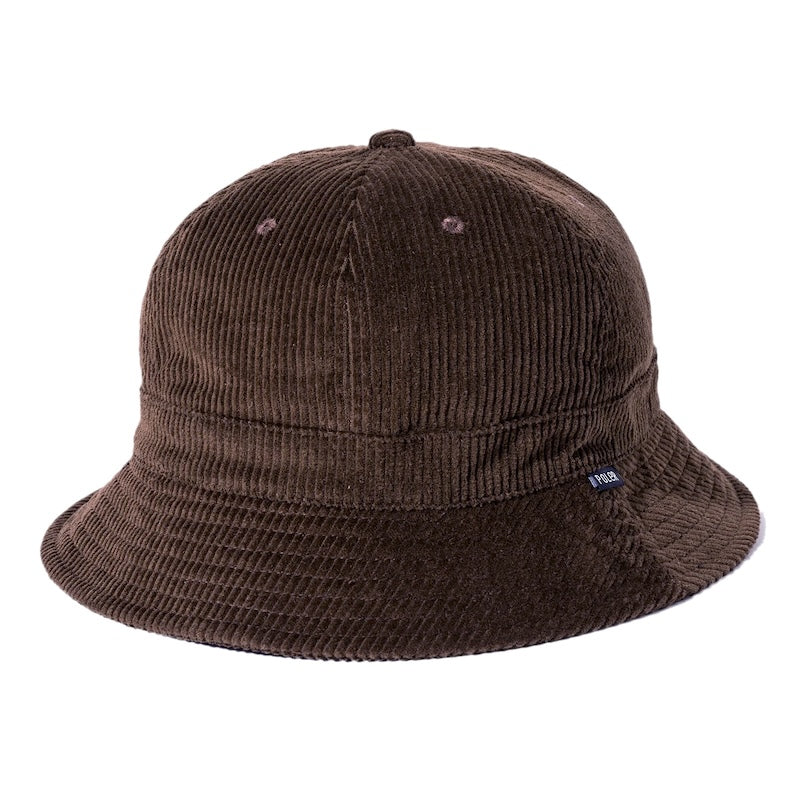 POLeR　ハット　"CORDUROY BELL HAT"　(Brown)