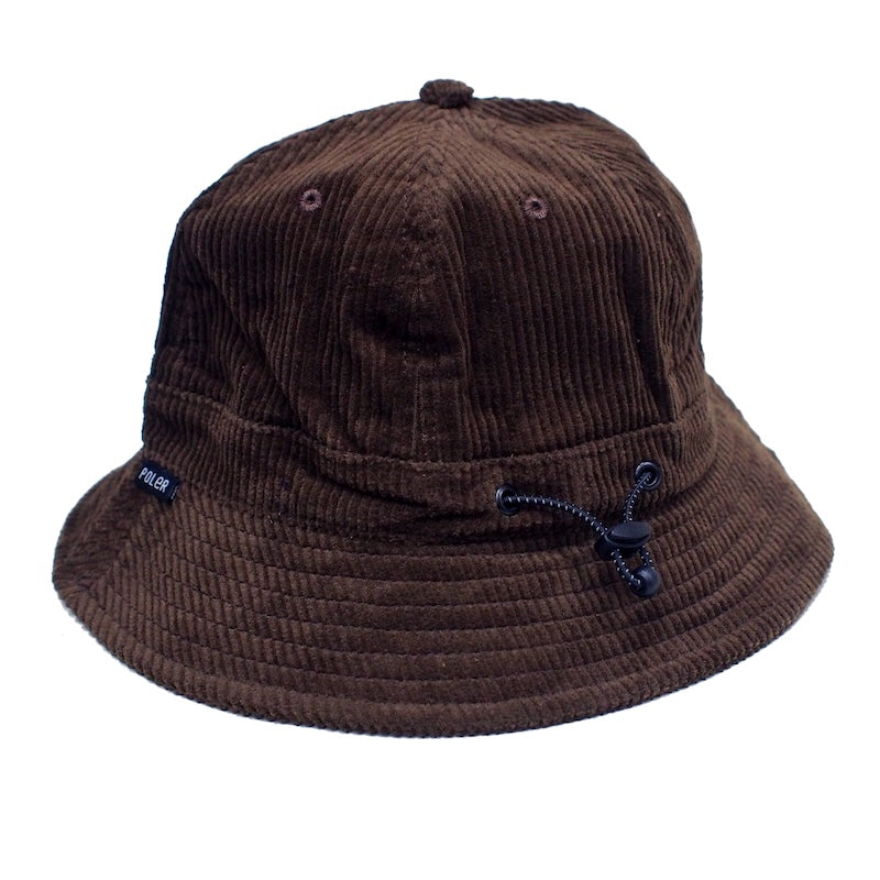 POLeR　ハット　"CORDUROY BELL HAT"　(Brown)