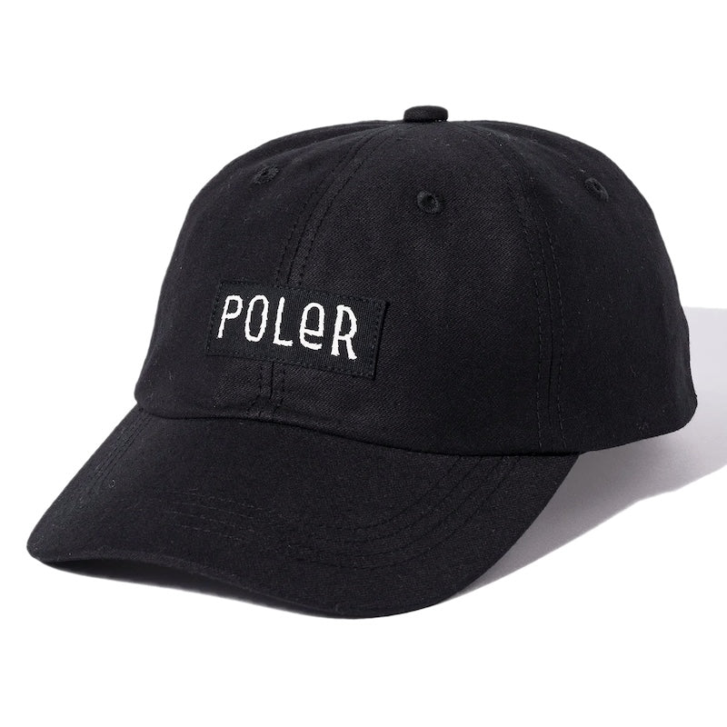 POLeR　キャップ　"COTTON CAP"　(Black)